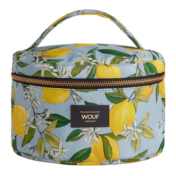 Wouf Wouf Neseser 'Vanity'  svijetloplava / limeta zelena / zelena / prljavo bijela