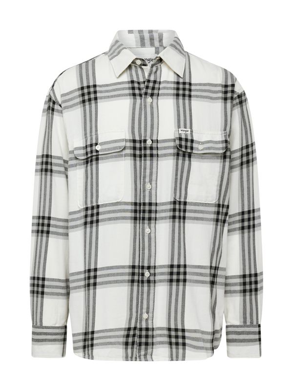 WRANGLER WRANGLER Košulja  crna / bijela