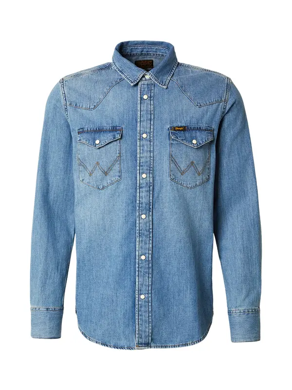 WRANGLER WRANGLER Košulja  plavi traper