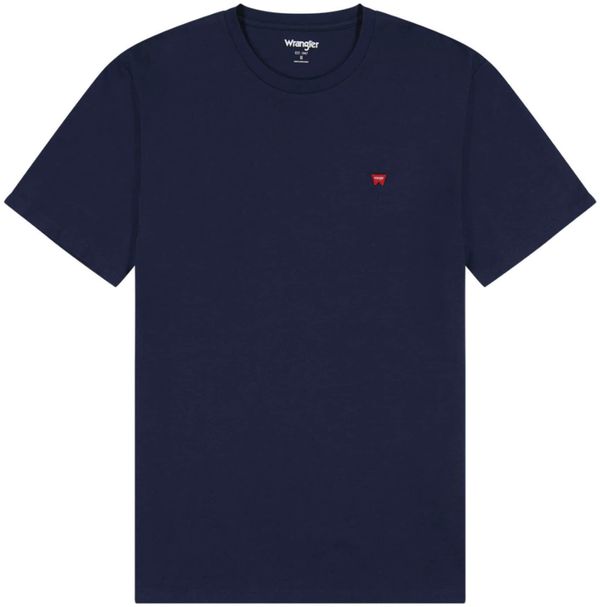 WRANGLER WRANGLER Majica 'SIGN OFF'  mornarsko plava / crvena / bijela