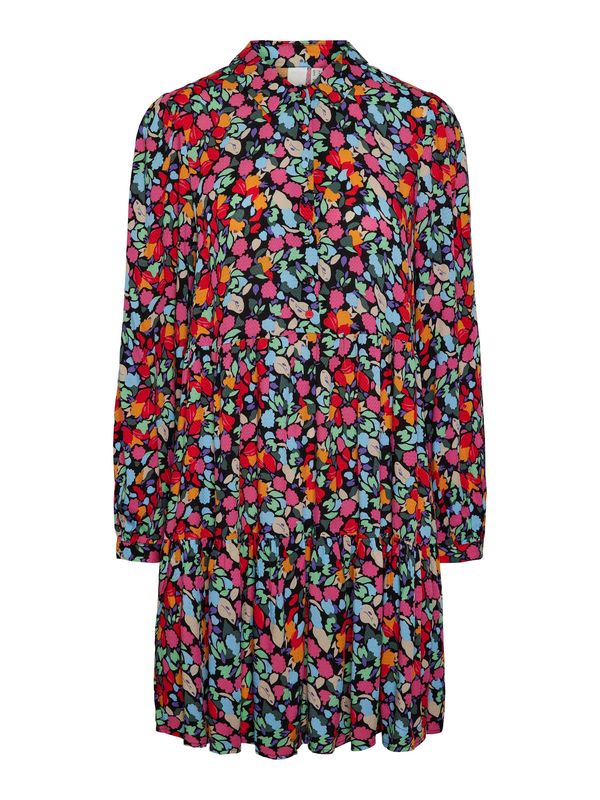 Y.A.S Y.A.S Košulja haljina 'ALIRA'  svijetlozelena / tamno ljubičasta / narančasta / crna