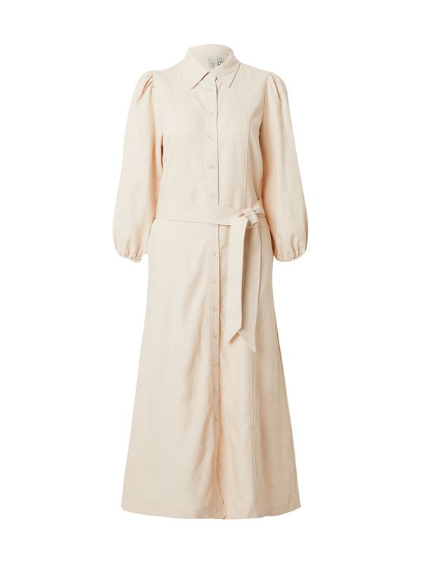 Y.A.S Y.A.S Košulja haljina 'FLAXY'  sivkasto bež