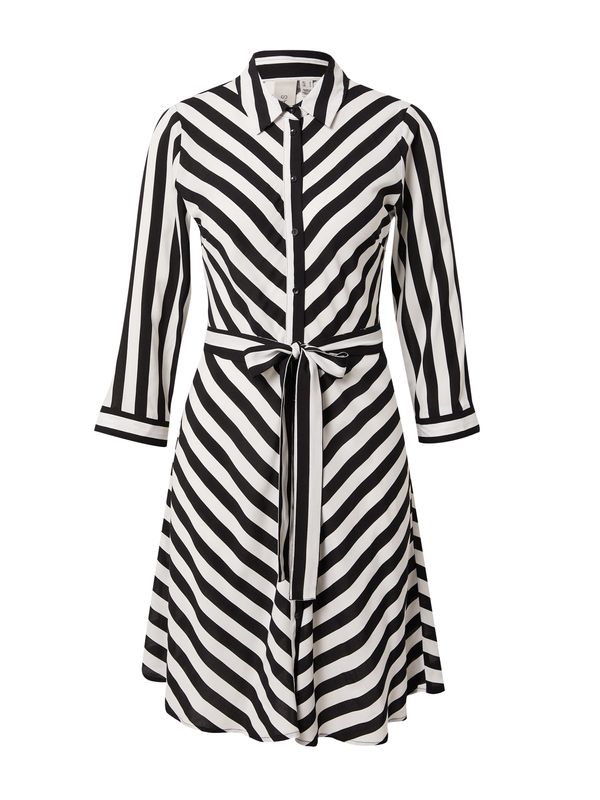 Y.A.S Y.A.S Košulja haljina 'SAVANNA'  crna / bijela