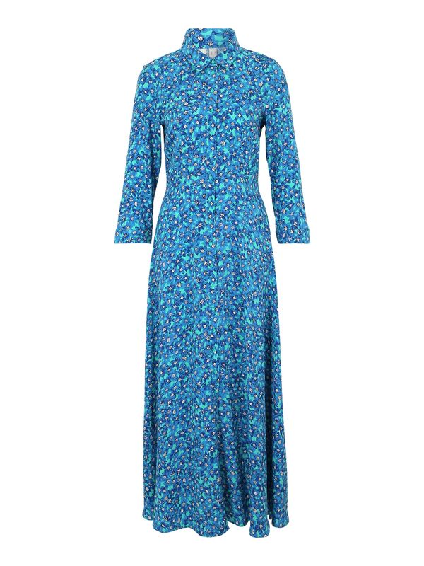 Y.A.S Y.A.S Košulja haljina 'SAVANNA'  plava / žad / bijela