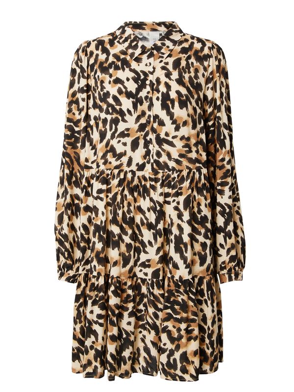 Y.A.S Y.A.S Košulja haljina 'YASALIRA'  bež / smeđa / crna