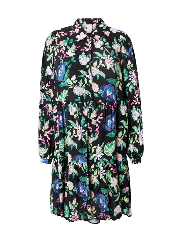 Y.A.S Y.A.S Košulja haljina 'YASALIRA'  boja pijeska / plava / smaragdno zelena / crna