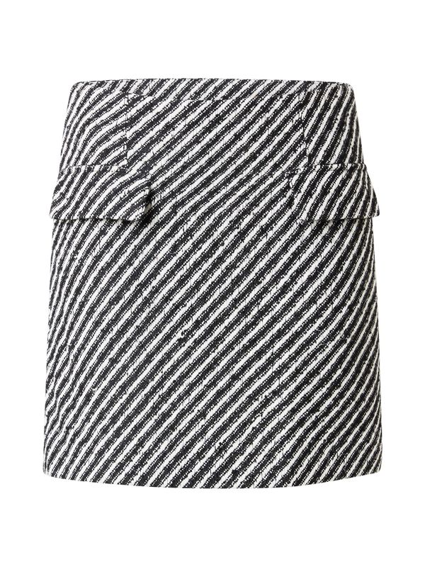 Y.A.S Y.A.S Suknja 'YASPEPPY'  crna / bijela