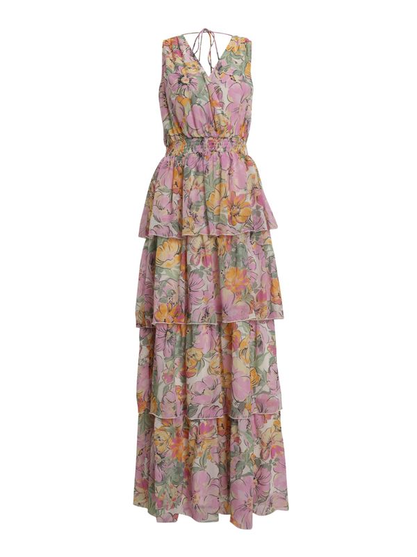 Y.A.S Tall Y.A.S Tall Večernja haljina 'YASADDISON'  boja pijeska / svijetlozelena / svijetlonarančasta / svijetloroza