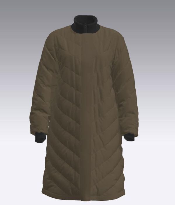 Y.A.S Y.A.S Zimska jakna 'BONIRA'  moka smeđa / crna