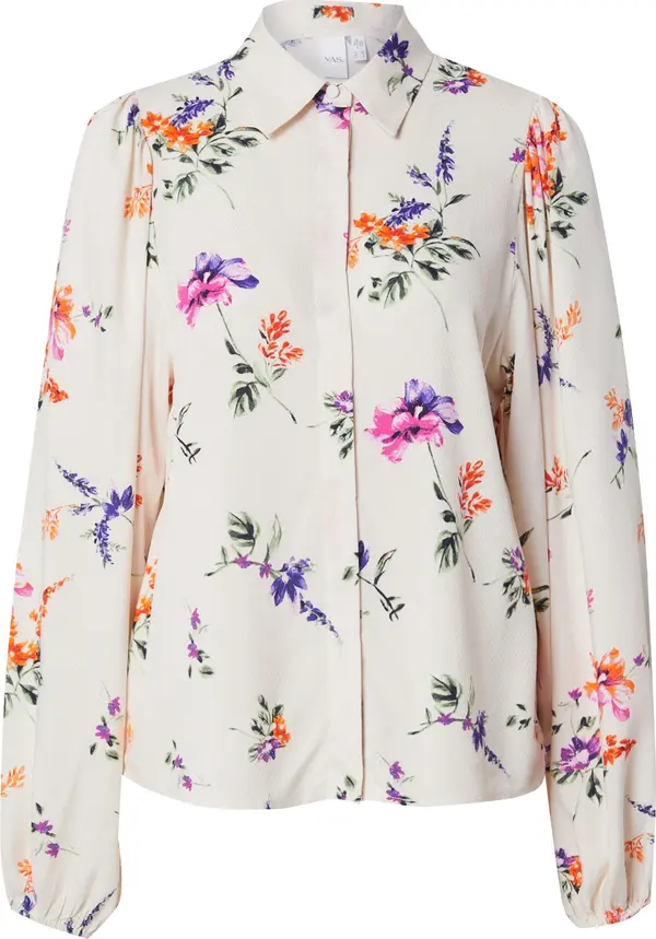 Y.A.S YAS Bluza 'YASASINA'  svijetlosiva / maslinasta / ljubičasta / narančasta