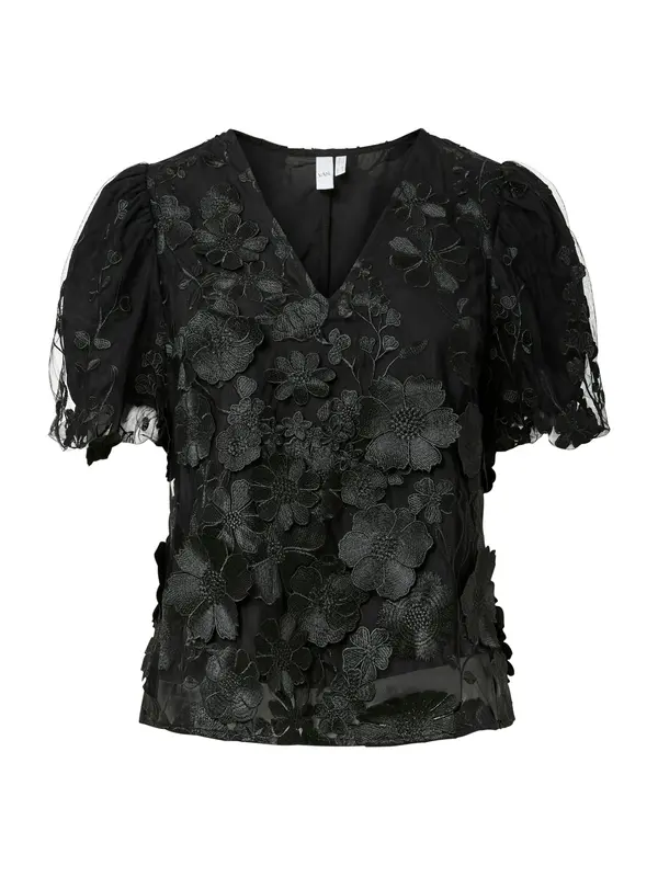 Y.A.S YAS Bluza 'YASFlowering'  crna