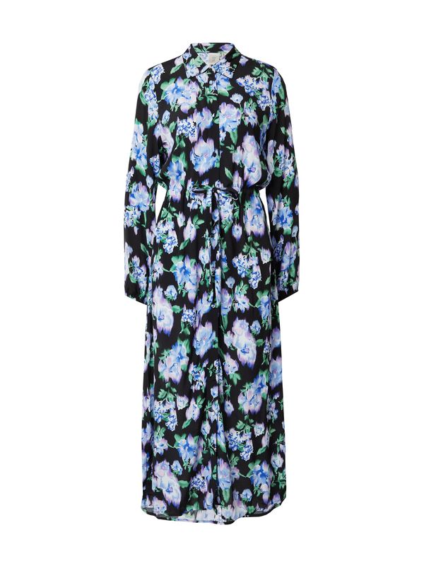 YAS YAS Košulja haljina 'YASELMA'  azur / svijetlozelena / crna / bijela