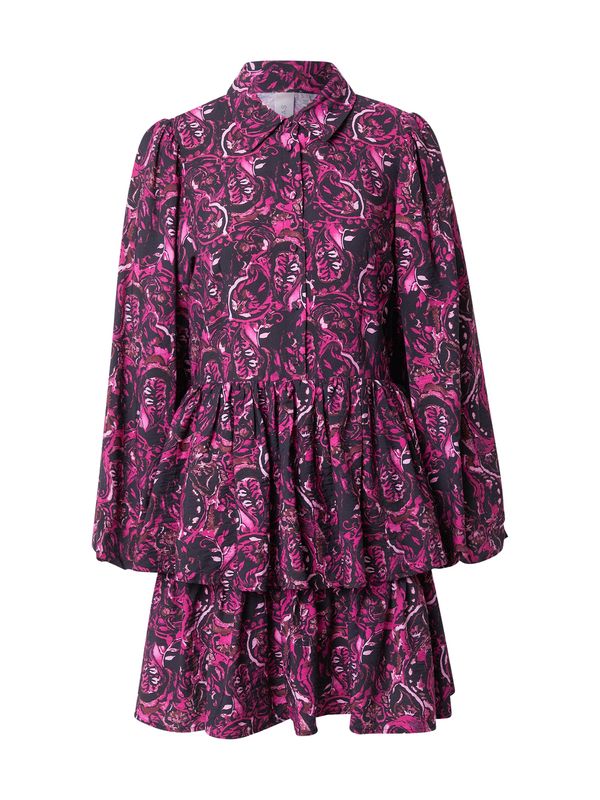 YAS YAS Košulja haljina 'YASISA'  roza / roza / crna