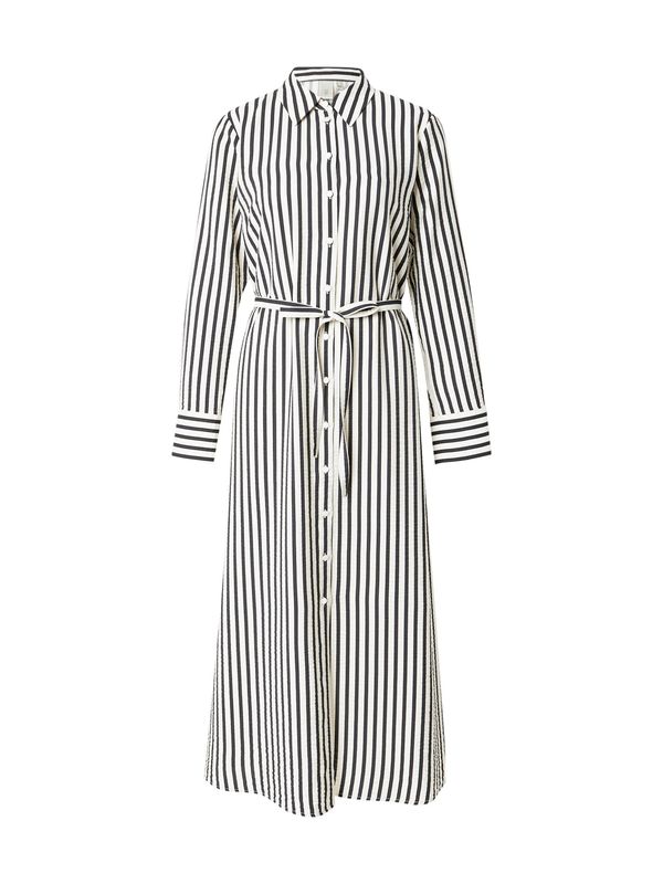 YAS YAS Košulja haljina 'YASKAYA'  ecru/prljavo bijela / crna