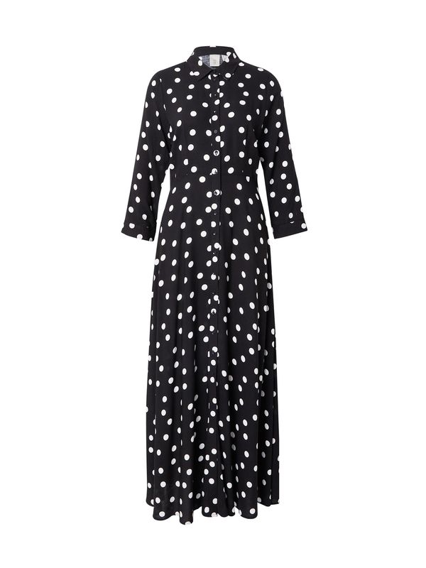 YAS YAS Košulja haljina 'YASSavanna'  crna / prljavo bijela