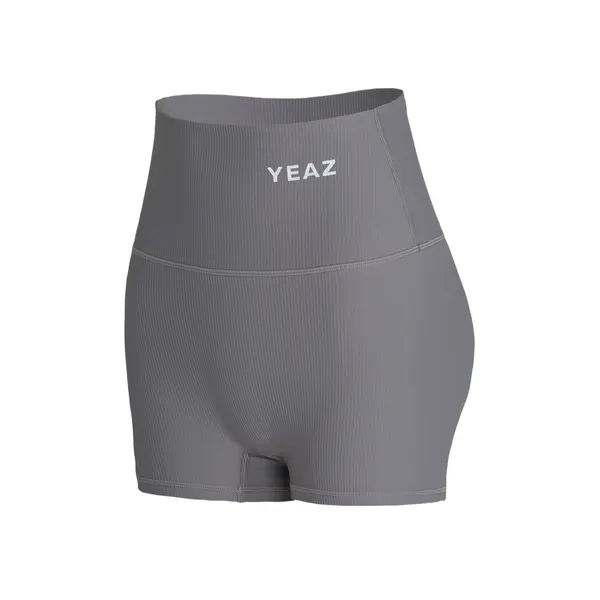 YEAZ YEAZ Sportske hlače 'Club level'  bazalt siva / bijela