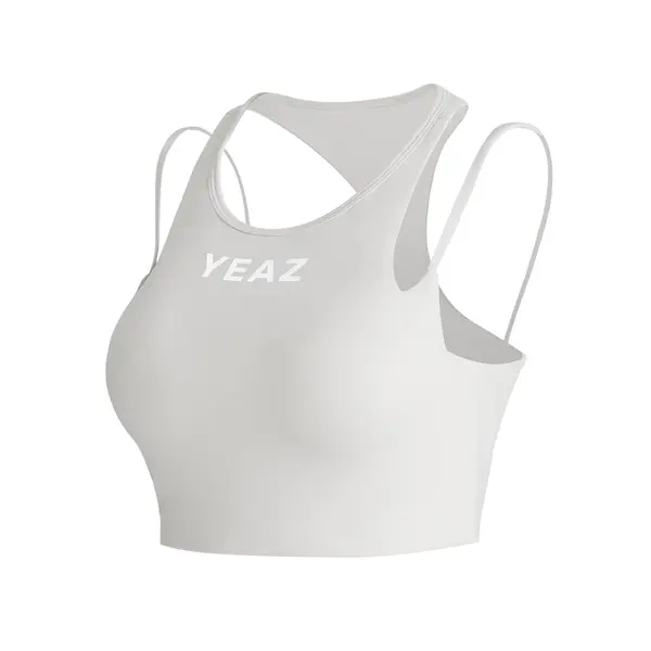 YEAZ YEAZ Sportski top 'Amorous'  bijela / prljavo bijela