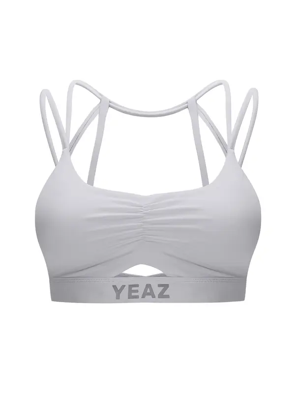 YEAZ YEAZ Sportski top 'Horizon'  siva / bijela
