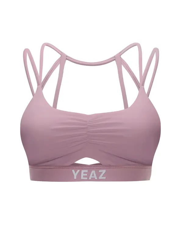 YEAZ YEAZ Sportski top 'Horizon'  sivkasto ljubičasta (mauve)