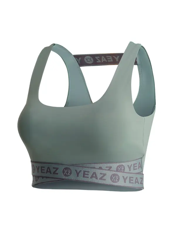 YEAZ YEAZ Sportski top 'REVOLUTE'  siva / žad
