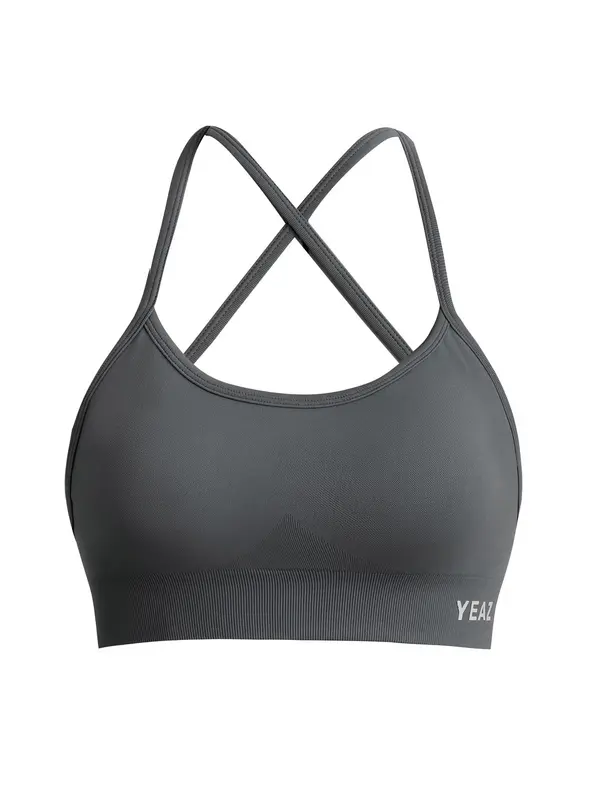 YEAZ YEAZ Sportski top 'Vice'  antracit siva / bijela