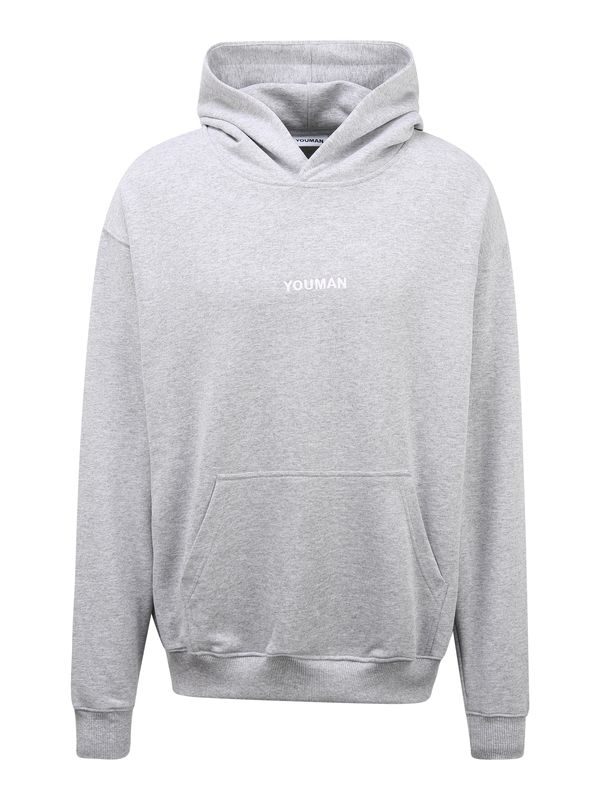 Youman Youman Sweater majica 'Joe'  siva melange