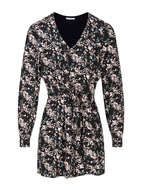 Young Poets Young Poets Haljina 'Eva'  smaragdno zelena / puder roza / prljavo roza / crna