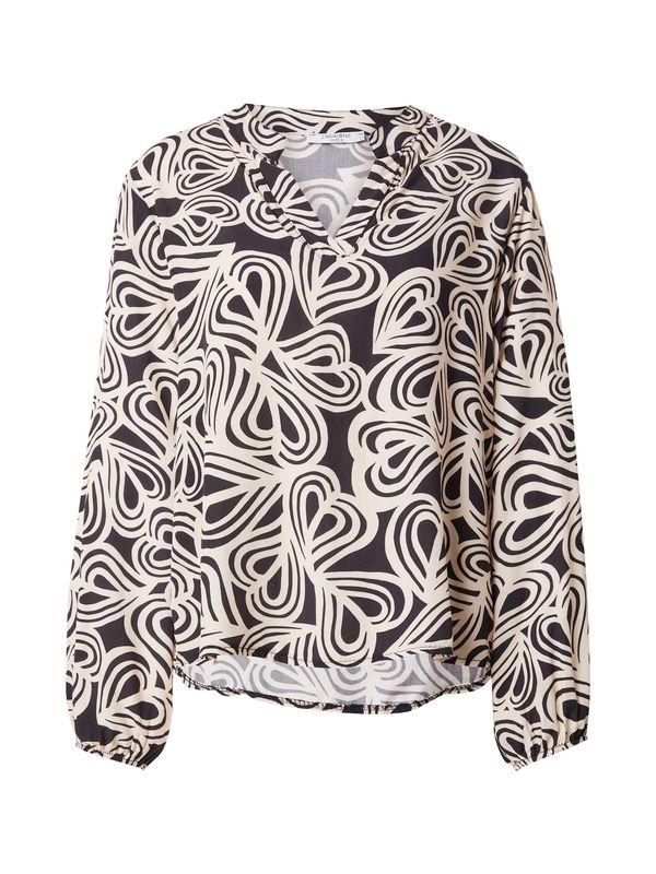 ZABAIONE ZABAIONE Bluza 'Al44iciaa'  bež / crna