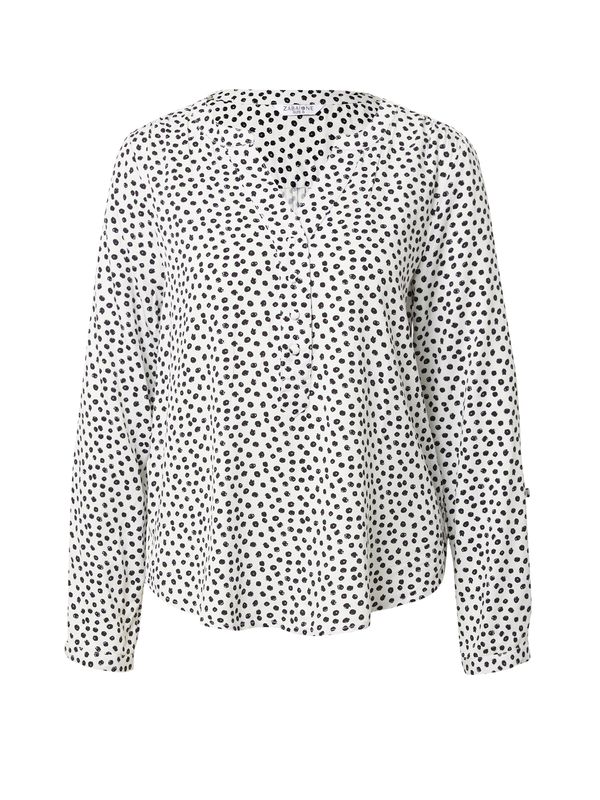 ZABAIONE ZABAIONE Bluza 'Annabelle'  crna / bijela