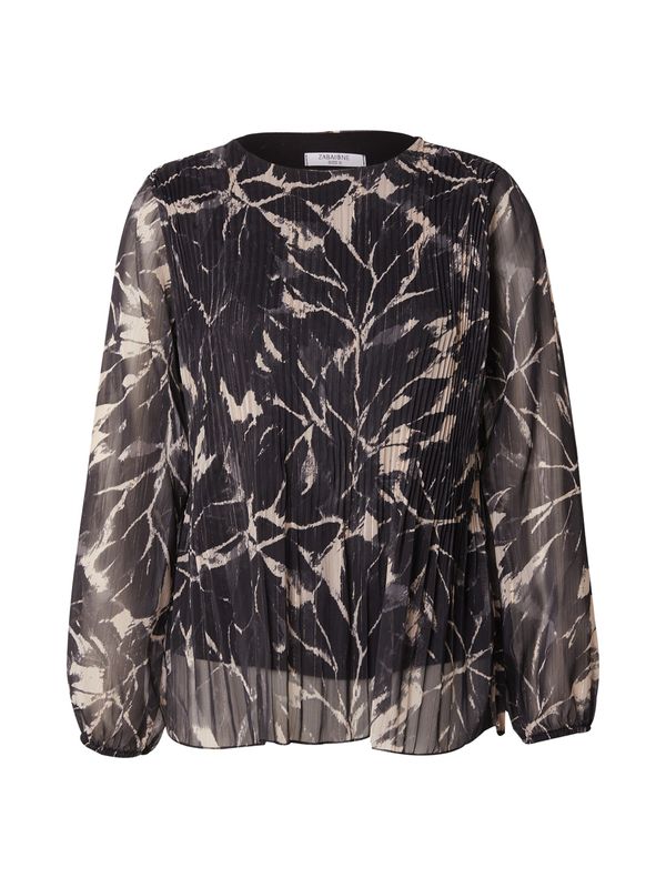 ZABAIONE ZABAIONE Bluza 'Cl44araa'  bež / crna