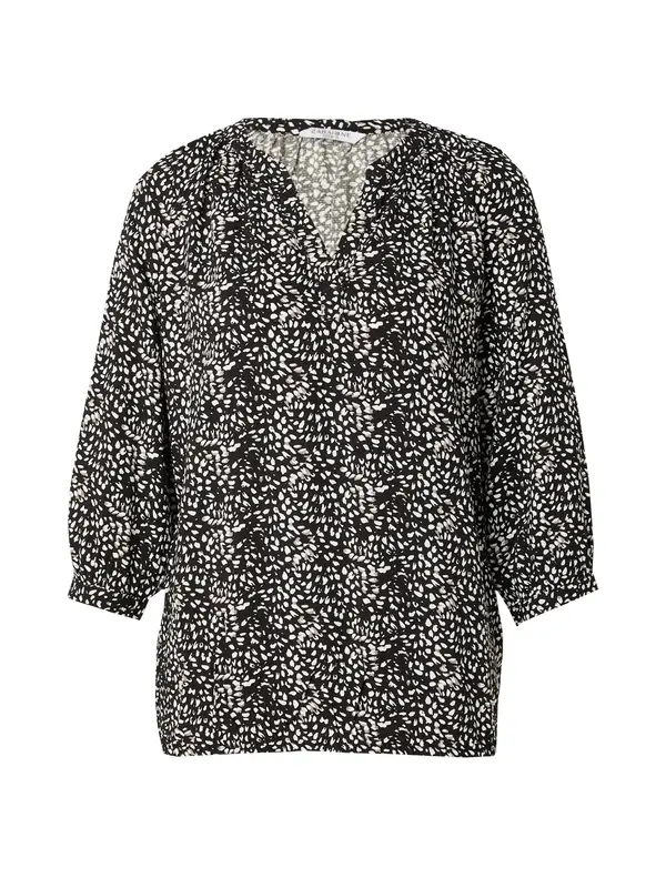 ZABAIONE ZABAIONE Bluza 'Co44rnelia'  taupe siva / crna / bijela