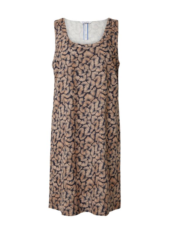 ZABAIONE ZABAIONE Haljina 'Am44anda'  morsko plava / svijetlosmeđa