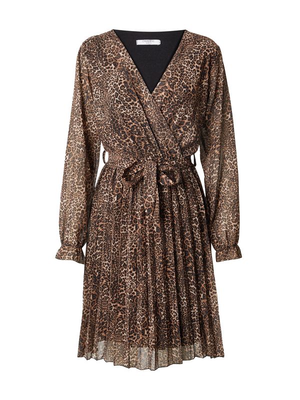 ZABAIONE ZABAIONE Haljina 'Is44a'  svijetlobež / smeđa / crna