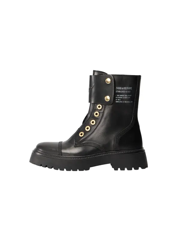Zadig & Voltaire Zadig & Voltaire Gležnjače na vezanje 'JOE'  crna