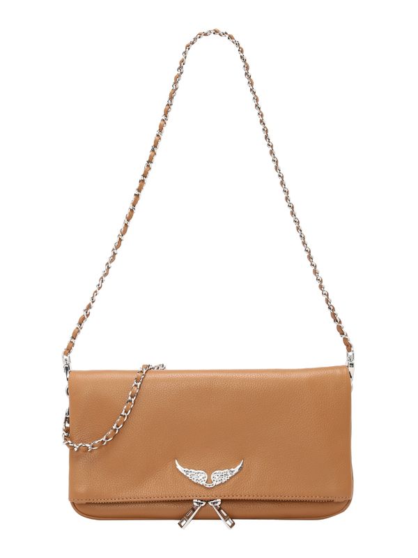 Zadig & Voltaire Zadig & Voltaire Pismo torbica 'ROCK'  boja devine dlake (camel) / srebro