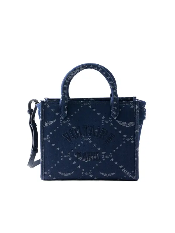Zadig & Voltaire Zadig & Voltaire Shopper torba  mornarsko plava / plavi traper / bijela
