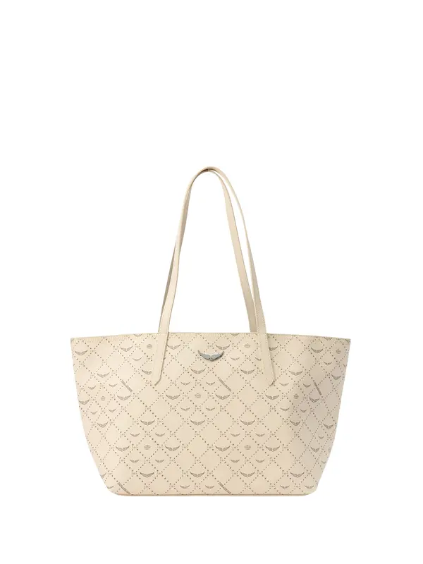 Zadig & Voltaire Zadig & Voltaire Shopper torba  tamo siva / vuneno bijela