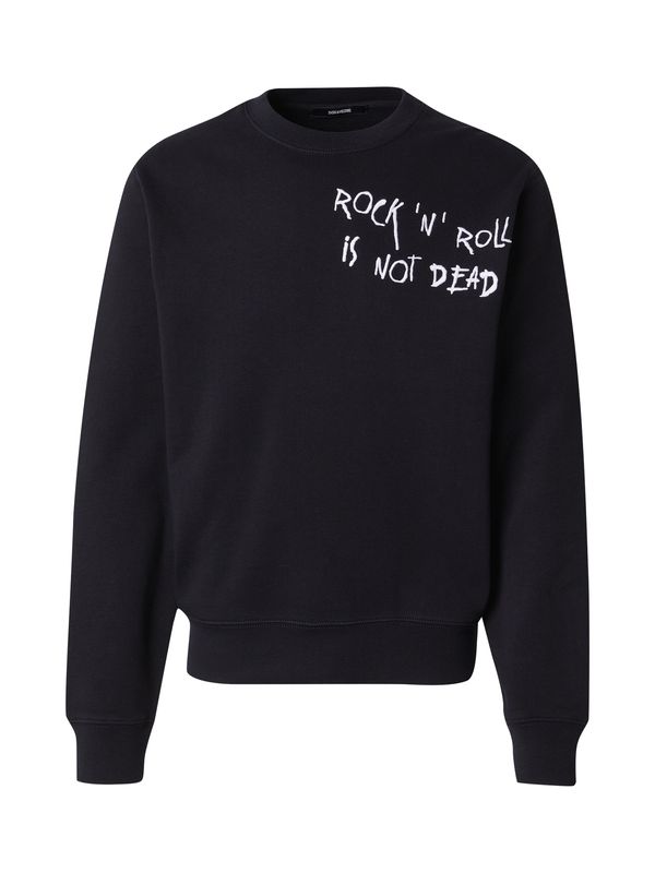 Zadig & Voltaire Zadig & Voltaire Sweater majica 'AIME'  crna / prljavo bijela