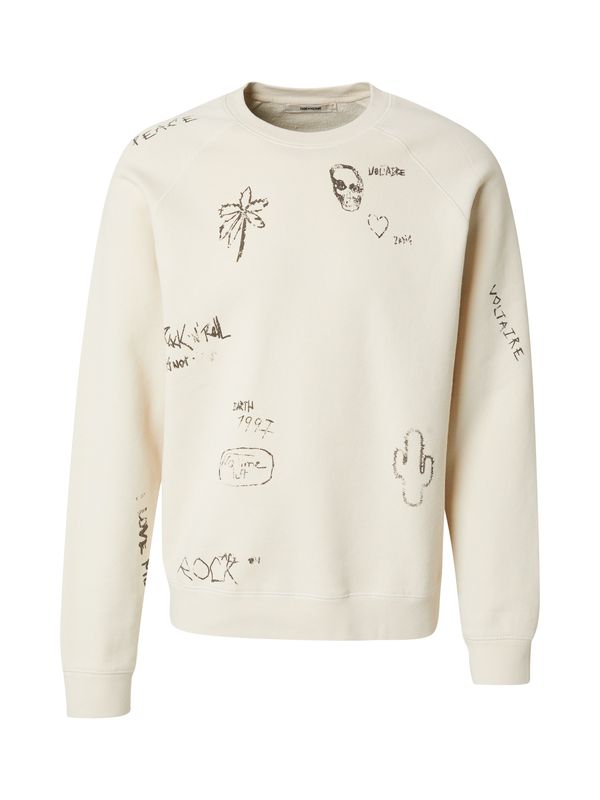 Zadig & Voltaire Zadig & Voltaire Sweater majica  boja pijeska / čokolada