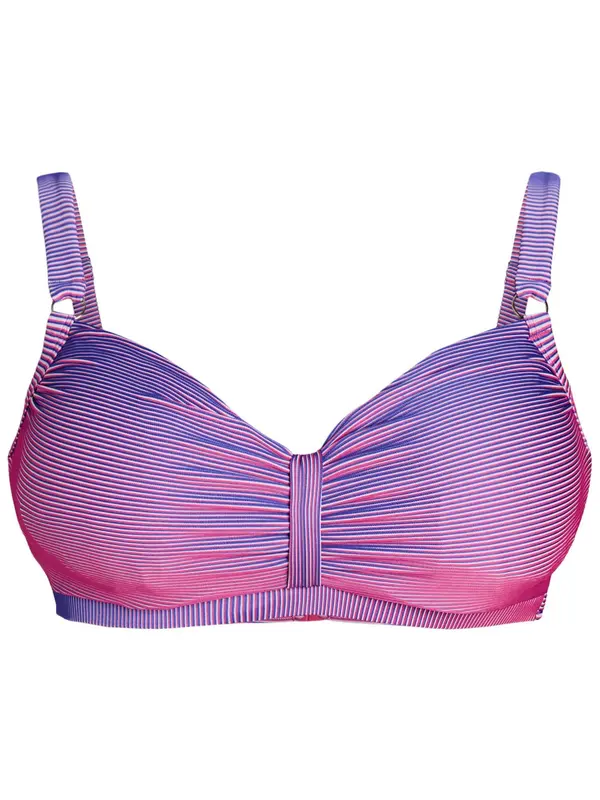 Zizzi Zizzi Bikini gornji dio 'Svary'  ljubičasta / roza / bijela