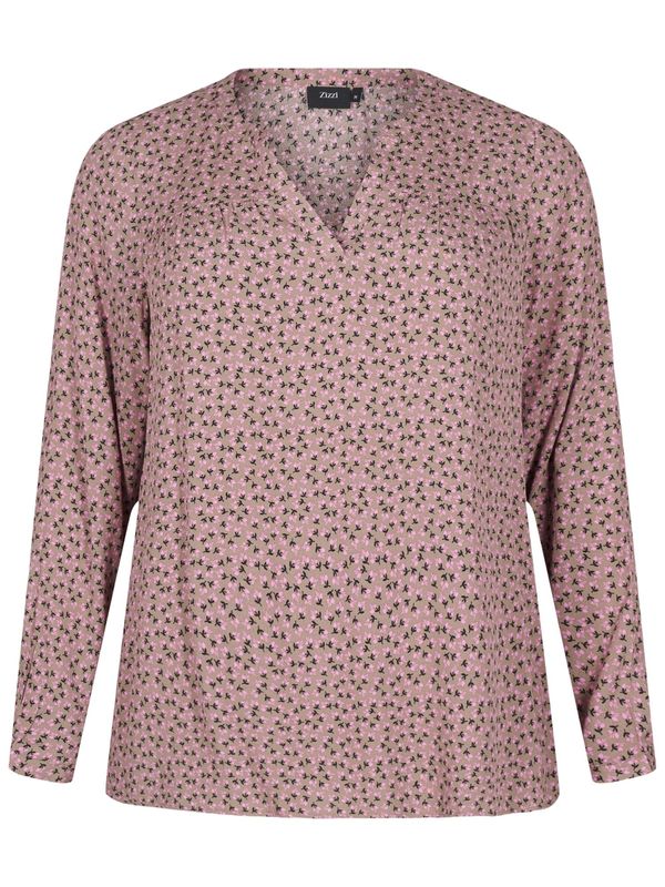 Zizzi Zizzi Bluza 'BELLA'  rosé / prljavo roza