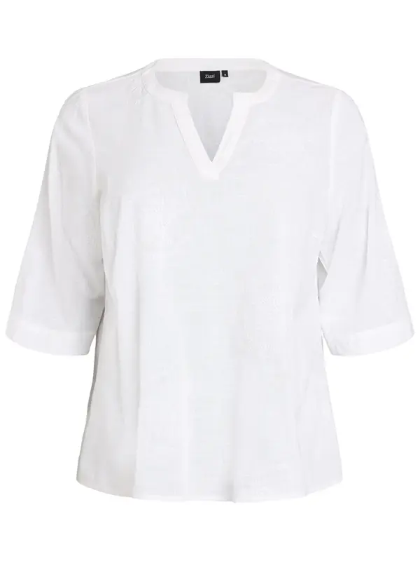 Zizzi Zizzi Bluza 'Cananna'  bijela