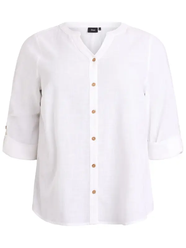 Zizzi Zizzi Bluza 'CANanna'  bijela