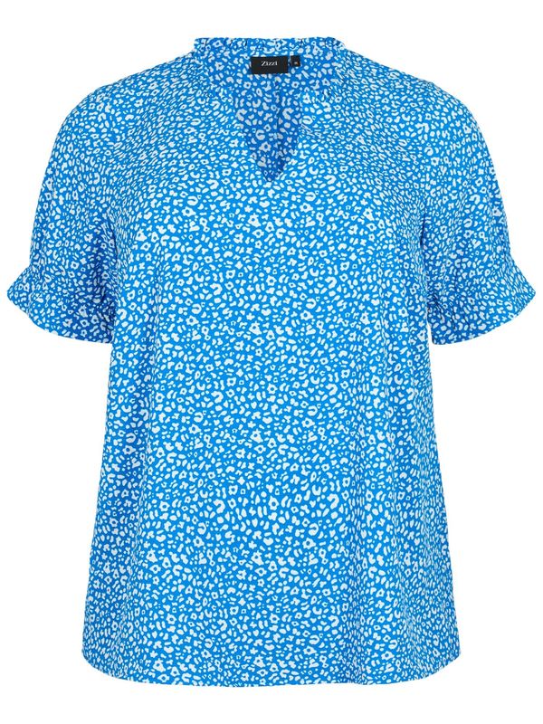 Zizzi Zizzi Bluza 'EANNI'  plava / bijela