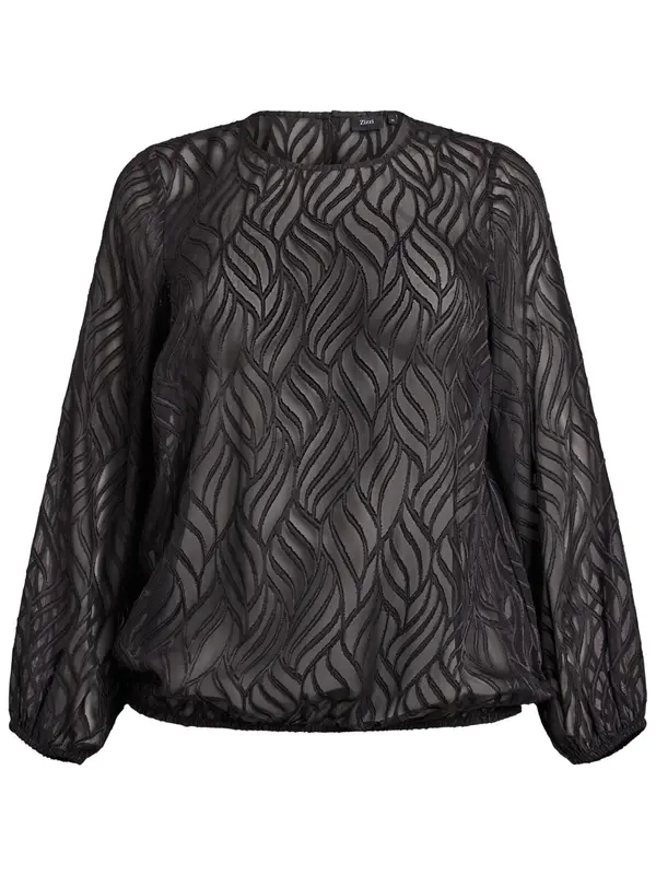Zizzi Zizzi Bluza 'Emie'  crna