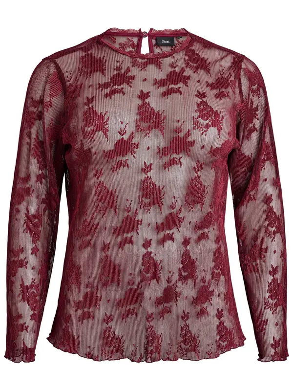 Zizzi Zizzi Bluza 'EROSA'  crvena