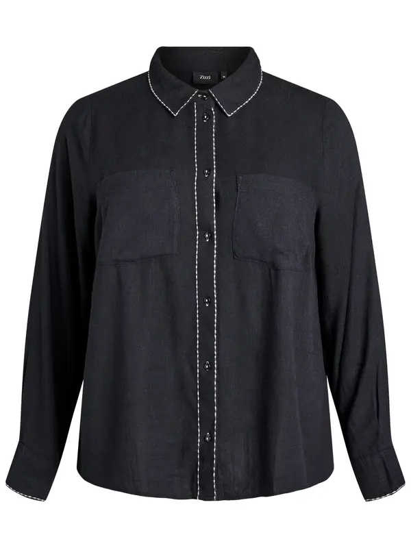 Zizzi Zizzi Bluza 'Esmile'  crna