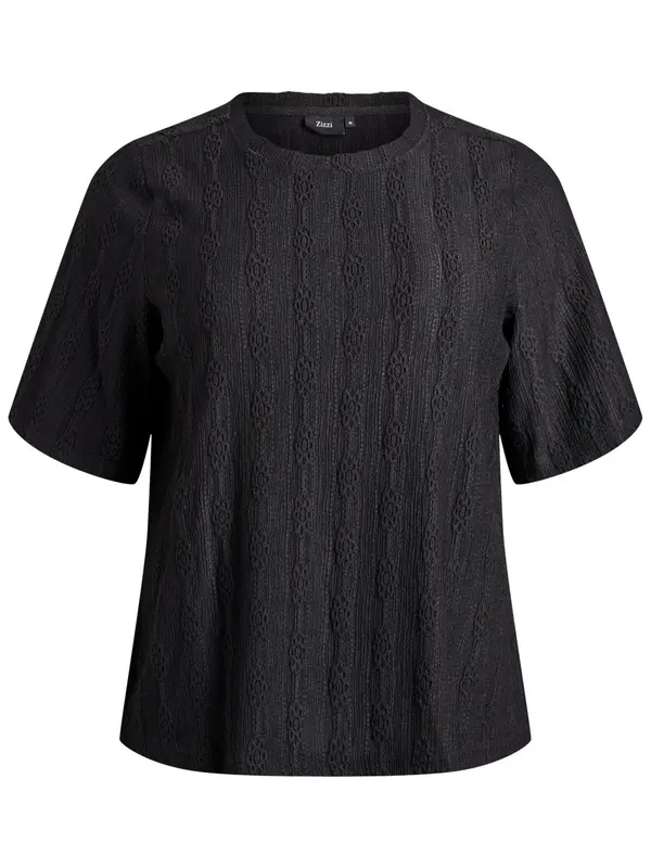 Zizzi Zizzi Bluza 'Fira'  crna