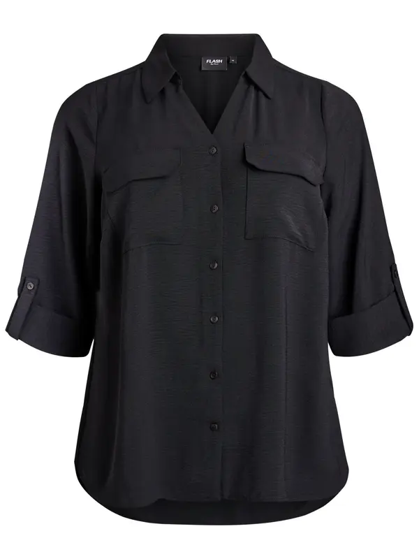Zizzi Zizzi Bluza 'Flkikka'  crna