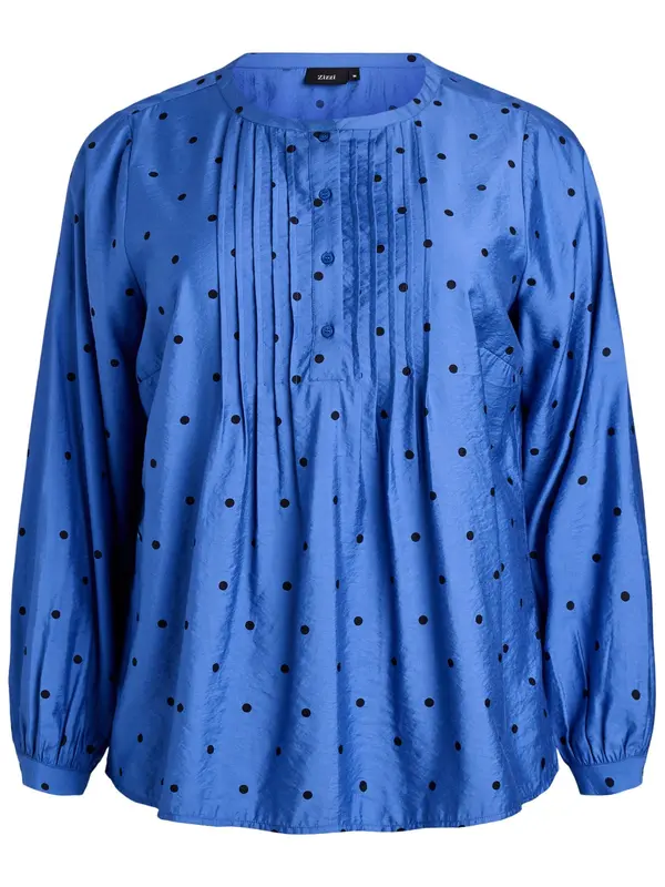 Zizzi Zizzi Bluza 'MCLARU'  kobalt plava / crna